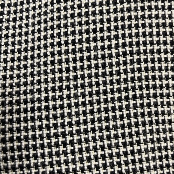 Vintage Paul Stanley Blazer Jacket Women Black White Single Button‎ Boxy Office - Picture 9 of 16